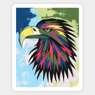 Spirited Eagle Sticker